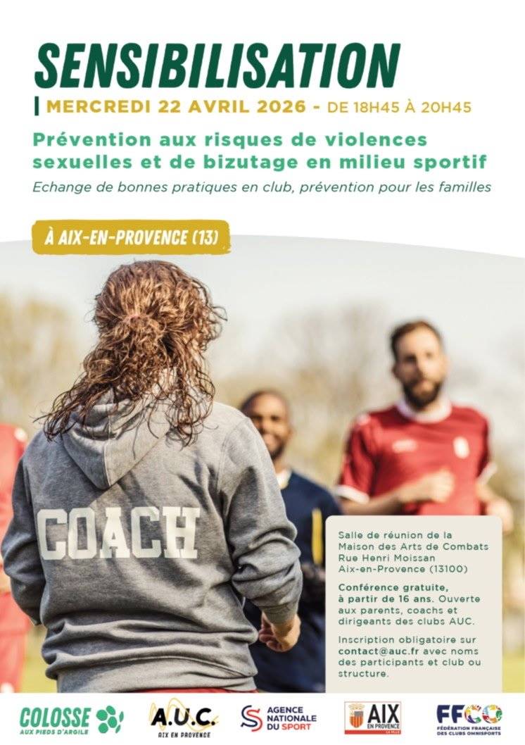 Prévention aux risques de violence dans le milieu sportif...